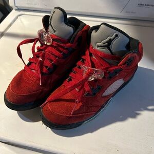 Kids Nike Air Jordan 5 Raging Bull GS Red Sz 4.5 Y